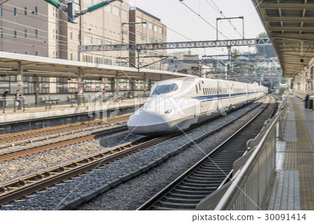 東海道新幹線小田原站跟隨射擊 30091414