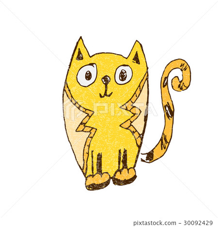 funny cat doodle vector funny cat doodle vector 30092429