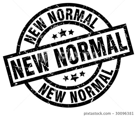 new normal round grunge black stamp 30096381