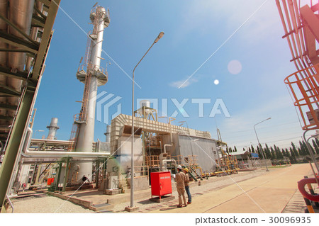Two worker with gas terbine generator Two worker with gas terbine generator 30096935