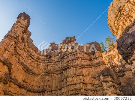 High soil canyon cliffs . 30097252