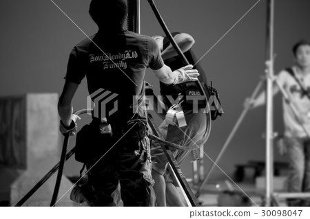 攝影棚，燈光師，スタジオ、照明部門，Studio, lighting division 30098047