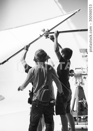 攝影棚，燈光師，スタジオ、照明部門，Studio, lighting division 30098053