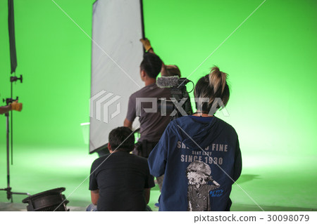 攝影棚，燈光師，スタジオ、照明部門，Studio, lighting division 30098079