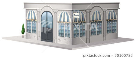 Architecture design for shop with vintage style Architecture design for shop with vintage style 30100783