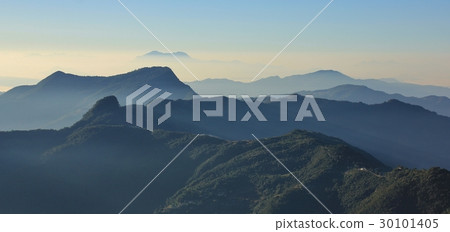 View from Ghale Gaun. Hills and valleys. 30101405