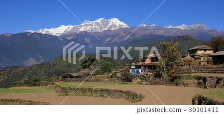 Scene on the way to Ghale Gaun Scene on the way to Ghale Gaun 30101411