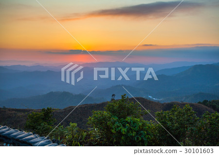 stunning scenery on hilltop near the border 30101603