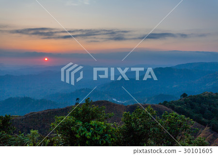 stunning scenery on hilltop near the border 30101605