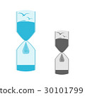 Logo of nature in the hourglass 30101799