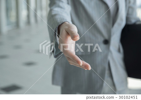 Business woman seeking handshake 30102451