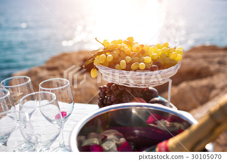 buffet table fruit and wine. wedding in cyprus buffet table fruit and wine. wedding in cyprus 30105070