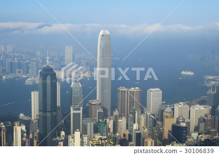 Aerial view skyline Hong Kong Aerial view skyline Hong Kong 30106839