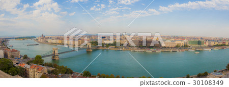 Panorama of the city of Budapest, Hungary 30108349
