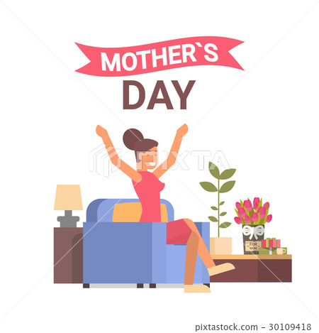 Happy Mother Day, Spring Holiday Greeting Card 30109418