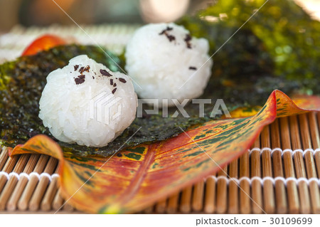 rice ball food design by home made . 30109699