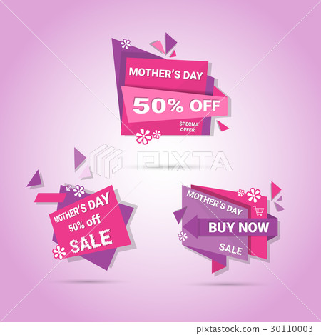 Shopping Sale Happy Mother Day Discount Sticker 30110003