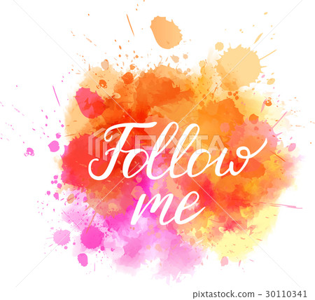 Typography watercolored background 30110341