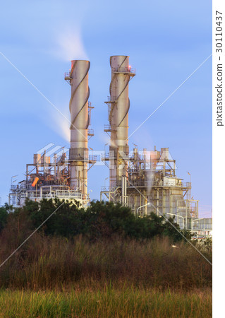 Gas turbine electric power plant with nightlight 30110437