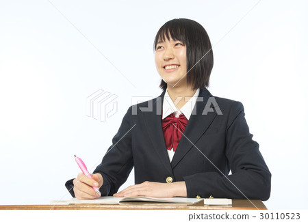 School girls studying School girls studying 30110523