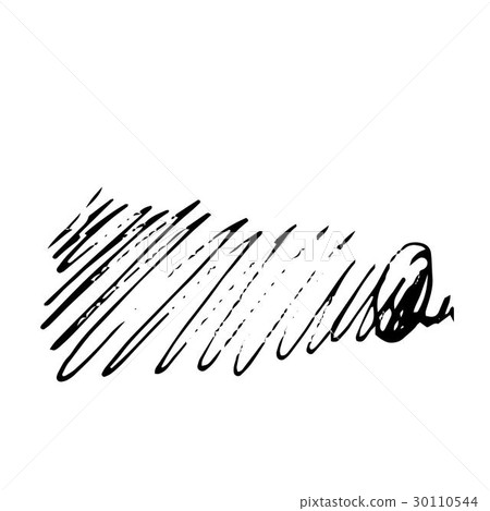 Grunge Ink pen Stroke Grunge Ink pen Stroke 30110544