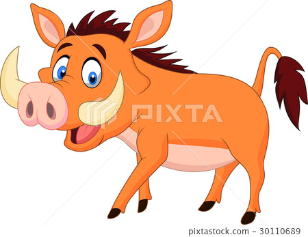 Cartoon warthog 30110689