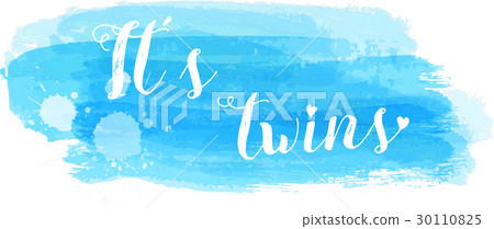 Baby gender reveal illustration. 30110825
