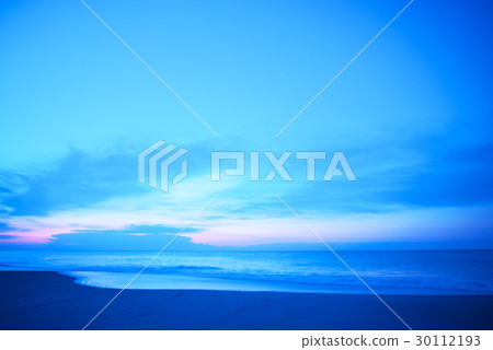 Sea of morning glow (Aichi - Atsumi Peninsula) Irago, Pacific Long Beach 30112193