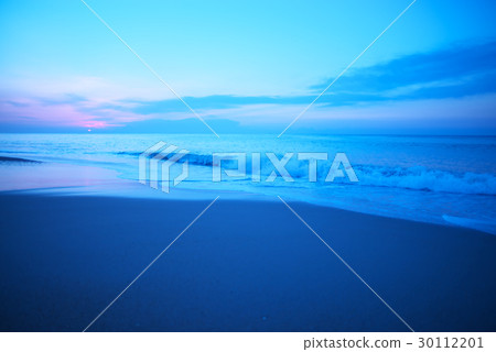 Sea of morning glow (Aichi - Atsumi Peninsula) Irago, Pacific Long Beach 30112201