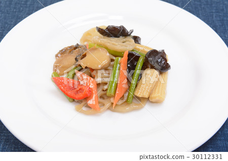 Delicious abalone Chinese stir-fry 30112331