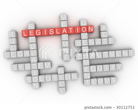 3d Legislation word cloud concept 30112751