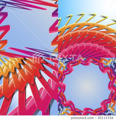Set of Abstract Rainbow concept background. Vector Set of Abstract Rainbow concept background. Vector 30113338