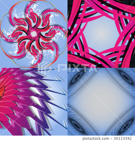 Set of Abstract Rainbow concept background. Vector Set of Abstract Rainbow concept background. Vector 30113342