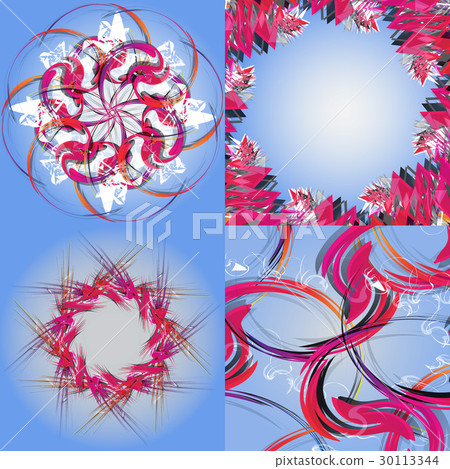 Set of Abstract Rainbow concept background. Vector Set of Abstract Rainbow concept background. Vector 30113344