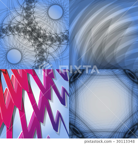Set of Abstract Rainbow concept background. Vector Set of Abstract Rainbow concept background. Vector 30113348