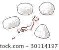 Onigiri (difference in shape) 30114197