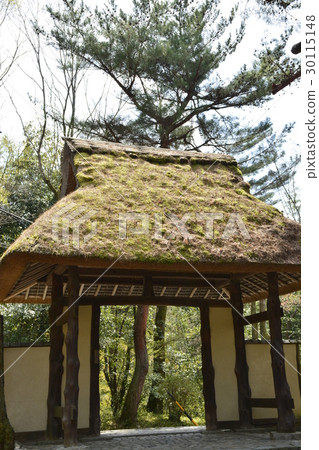 [Mie Prefecture Iga Ueno] Gate of an old folk house 30115148