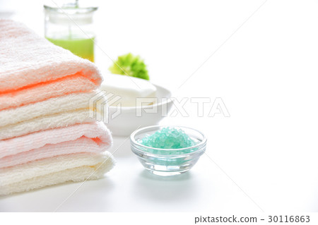 Bath image bath salt soap towel 30116863