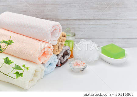 Bath image bath salt soap towel 30116865