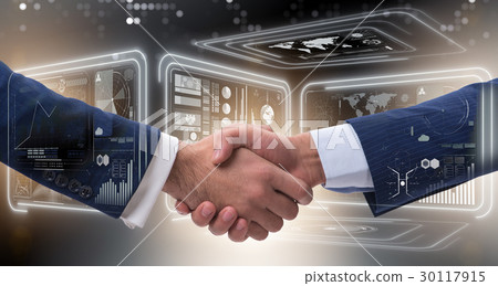 The handshake concept  - business metapho 30117915