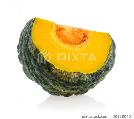 Green pumpkin isolated on white background Green pumpkin isolated on white background 30118040