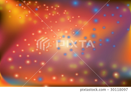 Abstract colorful twist shape and blinking dot 30118097