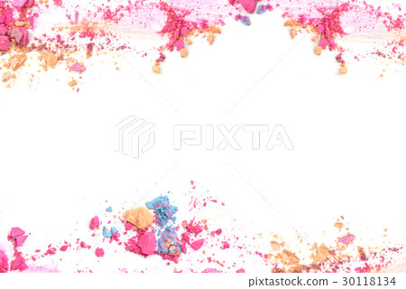 Crushed make up color frame and border Crushed make up color frame and border 30118134