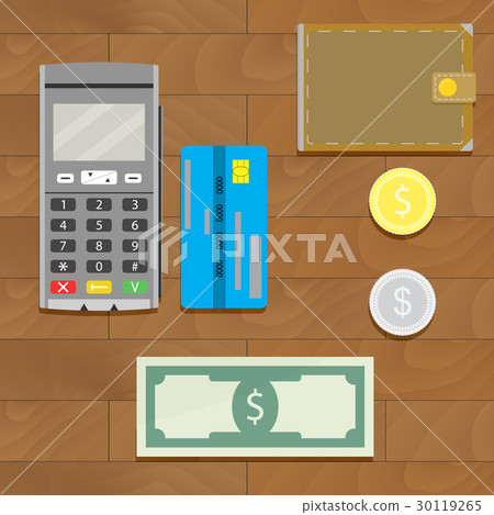 Money cash and credit card 30119265