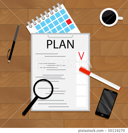 Monthly planning concept 30119270