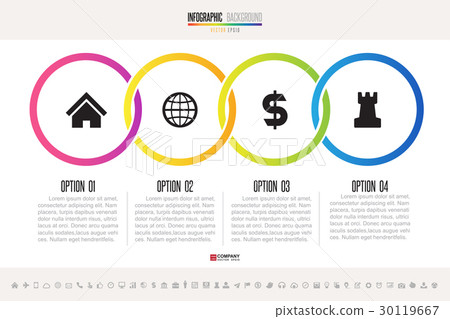 Infographics design template 30119667