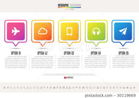 Infographics design template 30119669