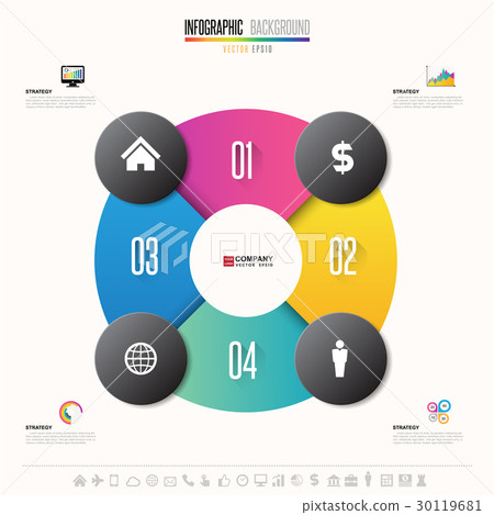 Infographics design template 30119681