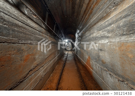 Underground mine passage angle shot 30121438