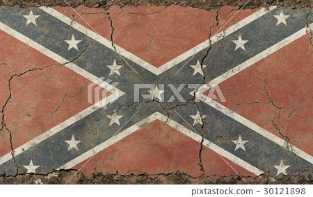 Old grunge vintage American US Confederate flag Old grunge vintage American US Confederate flag 30121898